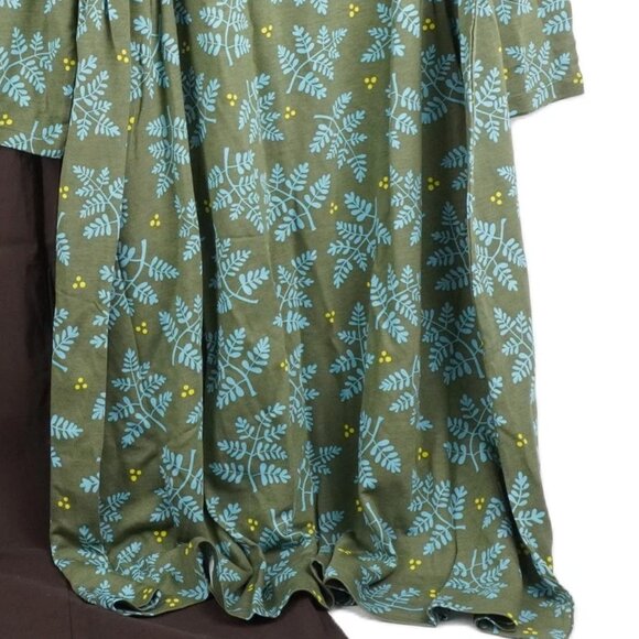 Gudrun Sjoden Judit Jersey Midi Dress in organic cotton/modal in Forest Green - Picture 3 of 9